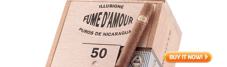 top new cigars March 4 2019 Illusione fume d' amour cigars at Famous Smoke Shop