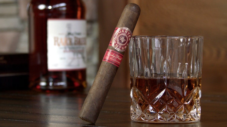 Rocky Patel Quarter Century cigar and liquor bourbon pairing