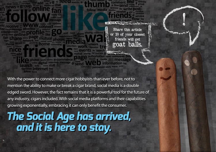 Social Media and Cigars have arrived