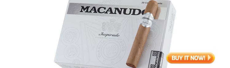 top new cigars March 2 2020 Macanudo Inspirado White Gigante cigars at Famous Smoke Shop