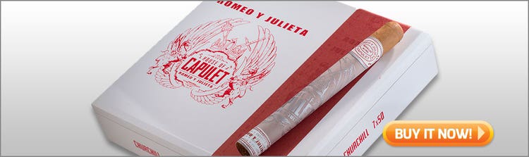 best camping cigars Romeo y Julieta House of Capulet cigars at Famous Smoke shop