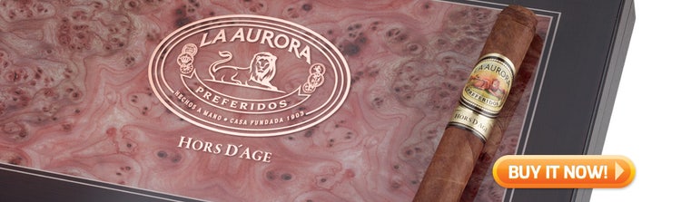 top new cigars la aurora preferidos hors d'age at famous smoke shop