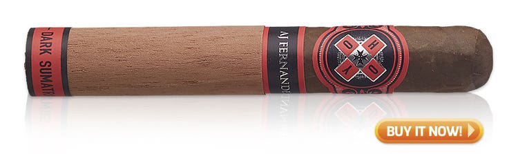 top Sumatra wrapper cigars under $10 Hoyo Dark Sumatra by AJ Fernandez cigars at Famous Smoke Shop