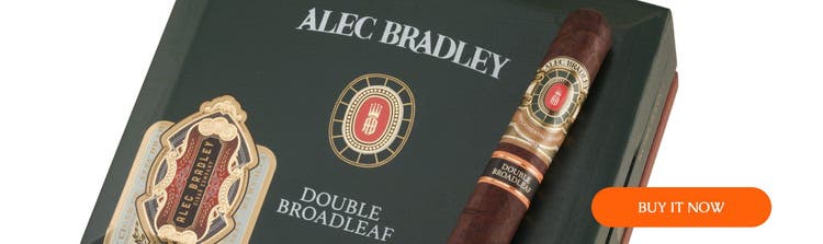 cigar advisor top mnew cigars october 31 2022 - alec bradley double broadleaf at famous smoke shop