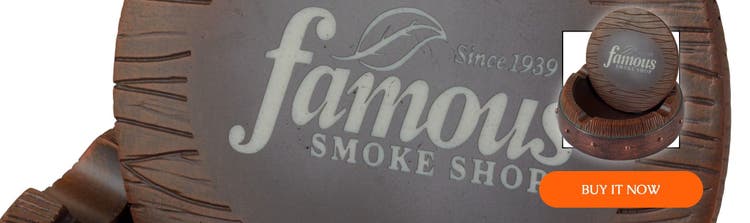 cigar advisor best fathers day gift guide - famous barrel ashtray at famous smoke shop