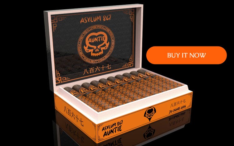 cigar-advisor-news-c-l-e-cigar-company-releasing-asylum-867-cigars-release-auntie-cigars shop now