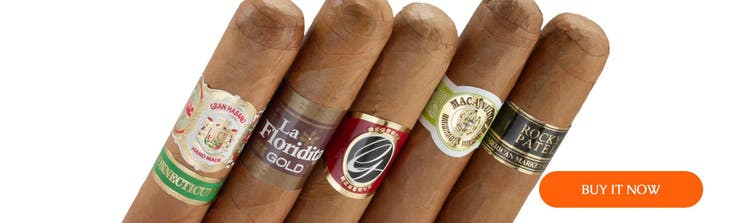 cigar advisor 5 things you should ask before buying a cigar - famous mellow sampler at famous smoke shop