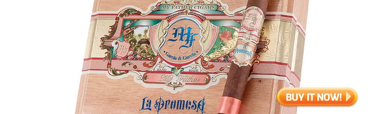 top new cigars oct 14 2019 cigars for your boss My Father La Promesa cigars at Famous Smoke Shop