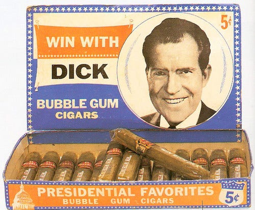 presidents who smoked cigars Richard Nixon