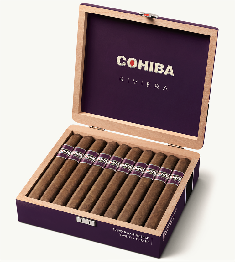 cigar advisor news – cohiba riviera cigars will release as full time collection – release – open box image