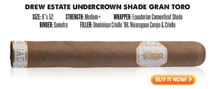 popular connecticut cigar resurgence Undercrown Shade connecticut cigars at Famous Smoke Shop