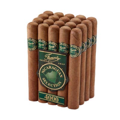 Famous Nicaraguan Selection 4000 cigar bundle of 20