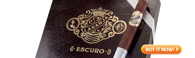 top new cigars june 24 2019 laranja reserva escuro cigars at Famous Smoke Shop