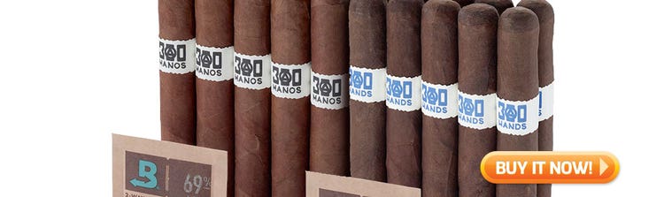 top new cigars april 1 2019 southern draw 300 manos 300 hands cigars at Famous Smoke Shop