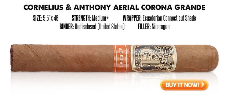 popular connecticut cigar resurgence Cornelius and Anthony Aerial Connecticut cigars at Famous Smoke Shop