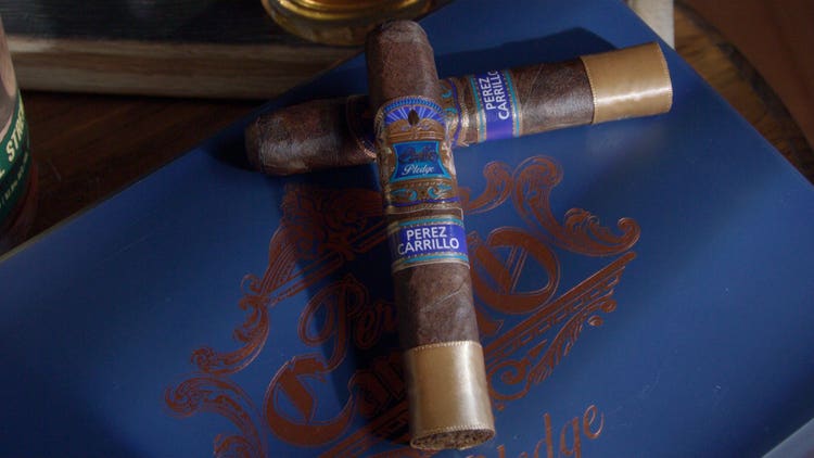 #1 cigar of 2020 EP Carrillo Pledge cigars box