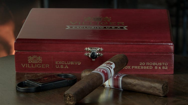 villiger exclusivo USA box of cigars