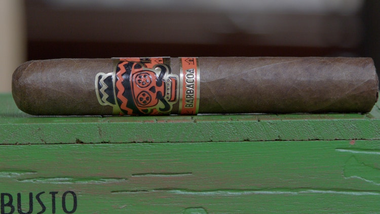 cigar advisor #nowsmoking cigar review rojas street tacos cigar on top of box