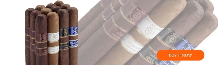 cigar advisor best holiday cigar gift guide - rocky patel vintage sampler at famous smoke shop