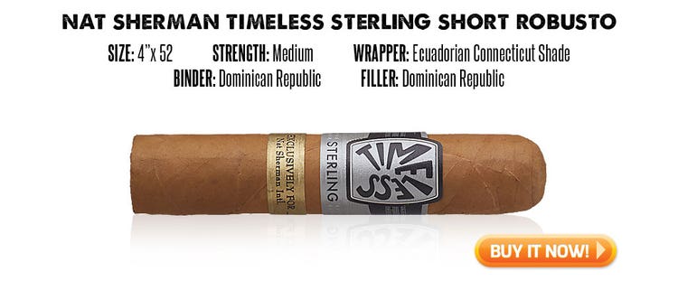 popular connecticut cigar resurgence nat sherman timeless sterling connecticut cigars at Famous Smoke Shop