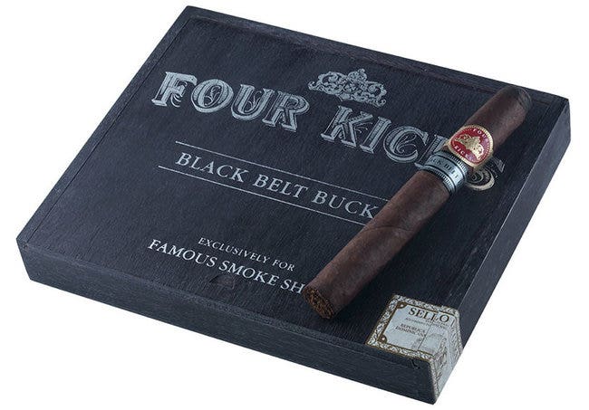 black belt buckle cigar review box