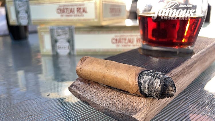 cigar advisor my weekend cigar review chateau real by drew estate - nub