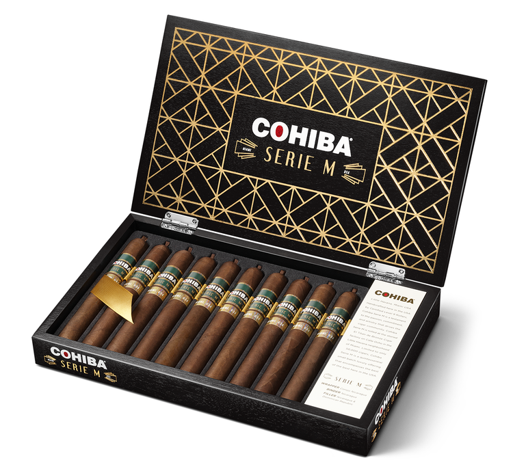 cigar advisor news – cohiba serie m prominente cigar shipping april – release – open box image