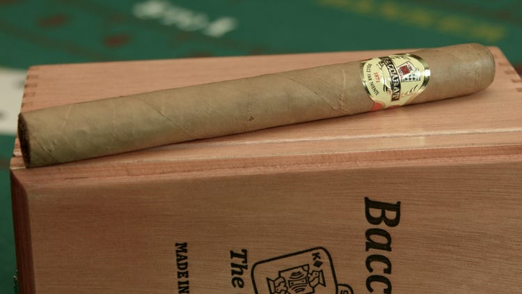 #nowsmoking Baccarat cigar review box shot