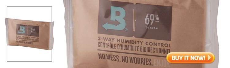 Boveda Humidity Pack Guide - single Boveda pack for sale at Famous Smoke Shop