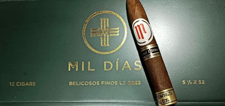 cigar advisor news – crown heads announces mil días belicosos finos le 2023 – release – cigar on box