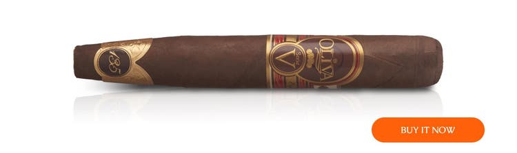 cigar advisor top 10 best new cigars of 2022 - oliva serie v 135th anniversary at famous smoke shop