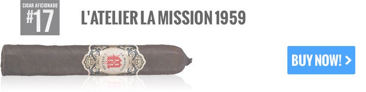 top 25 cigars l'atelier la mission 1959 cigars