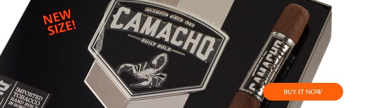 cigar advisor top new cigars 9-19-2022 - camacho triple maduro toro at famous smoke shop