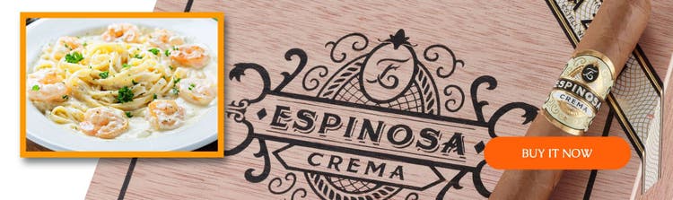 cigar advisor top food and cigar pairings 9-8-23 espinosa crema at famous smoke shop