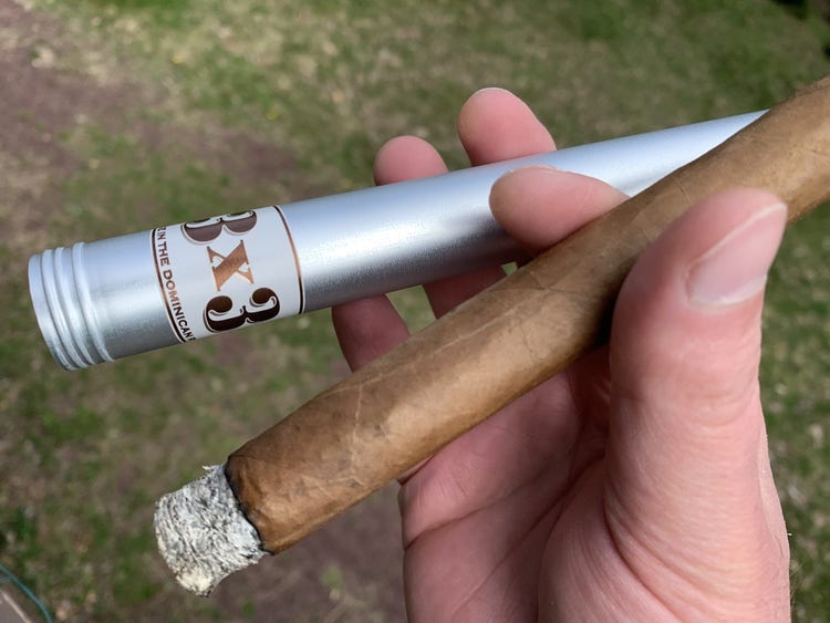 Davidoff 3x3 Tubo cigar review by Jared Gulick GK