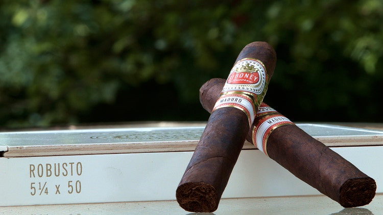 #nowsmoking Aganorsa Leaf Siboney Reserve Maduro cigar review box shot