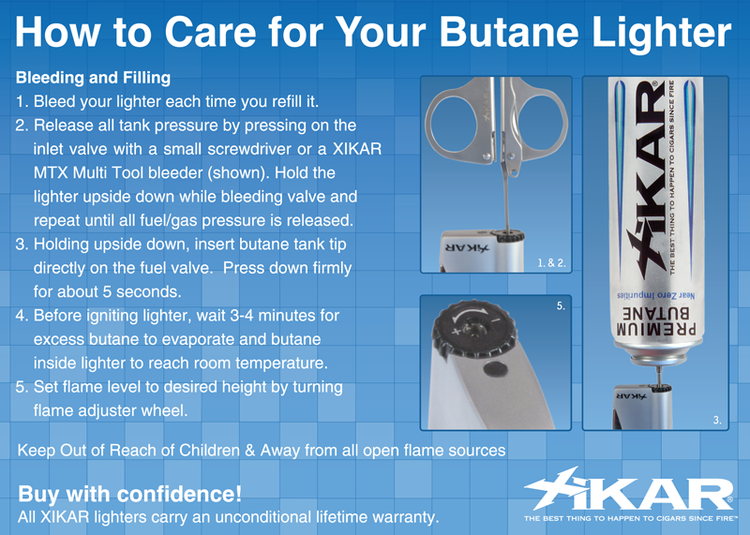 How to Care for Your Butane Lighter