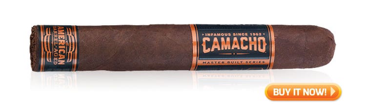 Top 10 Best Cigars to Pair with Rum - Camacho American Barrel Aged cigars - Buy it Now