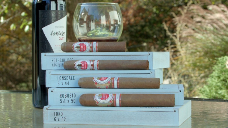 Siboney Reserve Connecticut cigars by Aganorsa Leaf lineup of cigars
