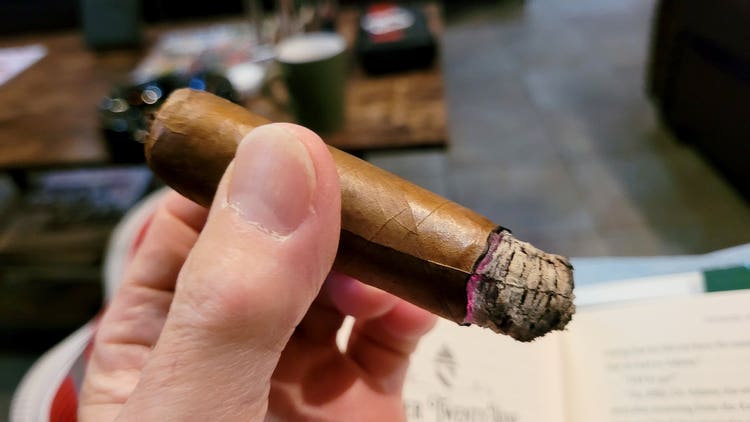 cigar advisor #nowsmoking cigar review of rocky patel factory selects edge corojo - act2