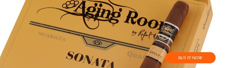 cigar advisor top new cigars 9-4-23 Aging Room Quattro Sonata at famous smoke shop