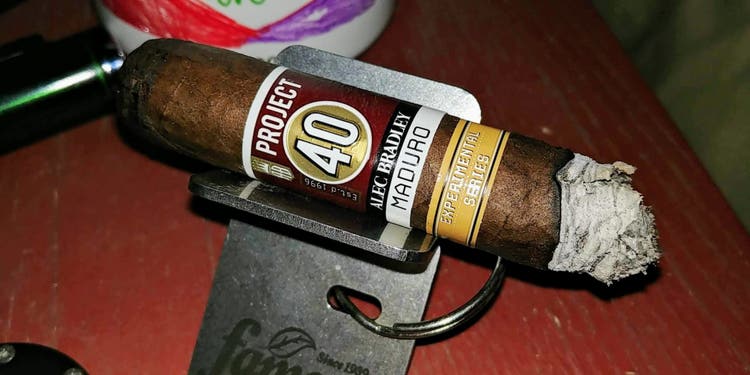 AB Project 40 maduro cigar sweet spot