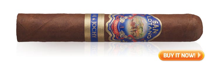 AJ Fernandez Jochy Blanco San Lotano Dominicano cigar review at Famous Smoke Shop