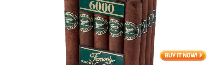Top New Cigars Famous Nicaraguan Selection 6000 cigars at Famous Smoke Shop