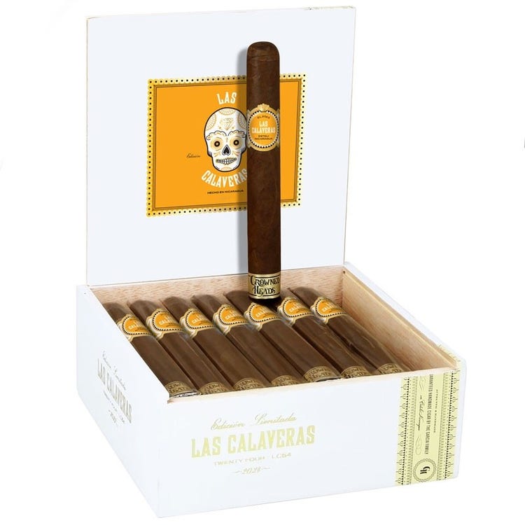 cigar advisor news – crowned heads announces release of las calaveras el 2023 cigars – release – open box image