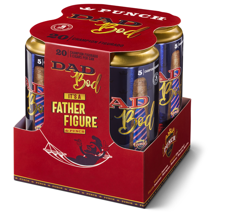 cigar advisor news – punch celebrates dad bod with launch of punch dad bod cigar – release – full package image
