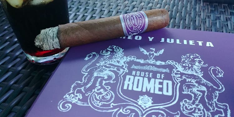 RyJ house of romeo cigar review - cigar iced coffee pairing