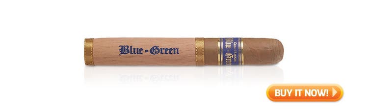 Gran Habano cigars guide Gran Habano Blue in Green cigar review at Famous Smoke Shop