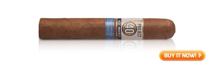 #nowsmoking Alec Bradley Project 40 cigar review Toro at Famous Smoke Shop