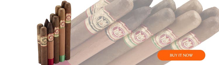 cigar advisor best holiday cigar gift guide - arturo fuente sampler at famous smoke shop
